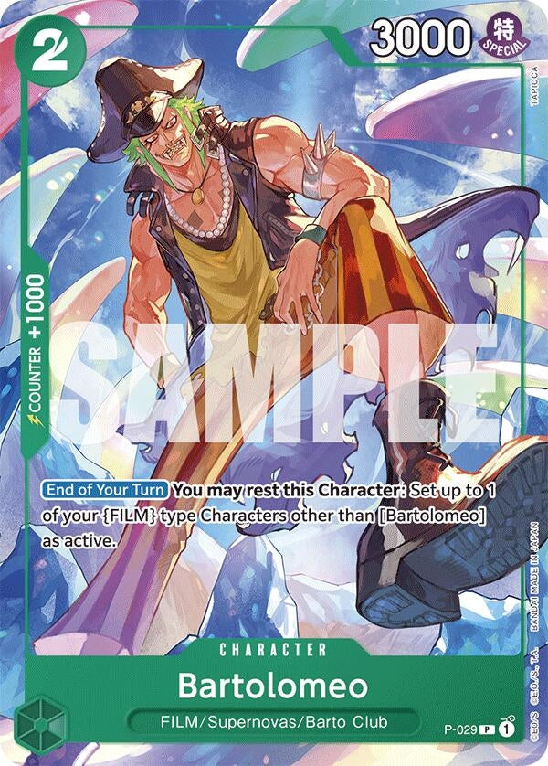 Image for Bartolomeo (P-029) (ST-16) - One Piece Card Game