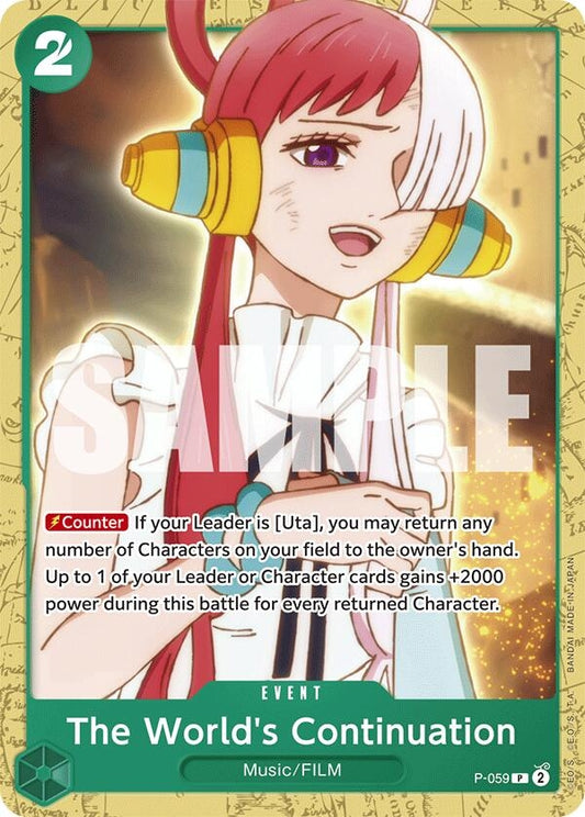 Image for The World's Continuation (P-059) (ST-16) - One Piece Card Game