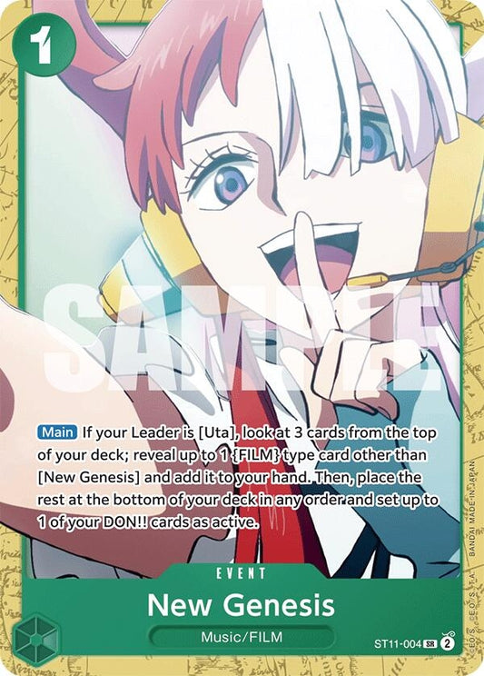 Image for New Genesis (ST11-004) (ST-16) - One Piece Card Game
