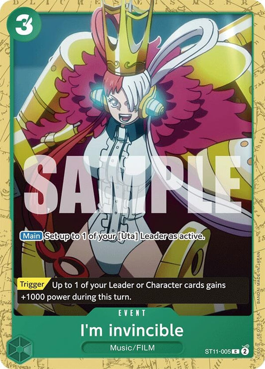 Image for I'm invincible (ST11-005) (ST-16) - One Piece Card Game
