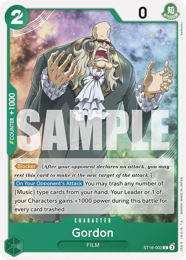 Image for Gordon (ST16-002) (ST-16) - One Piece Card Game