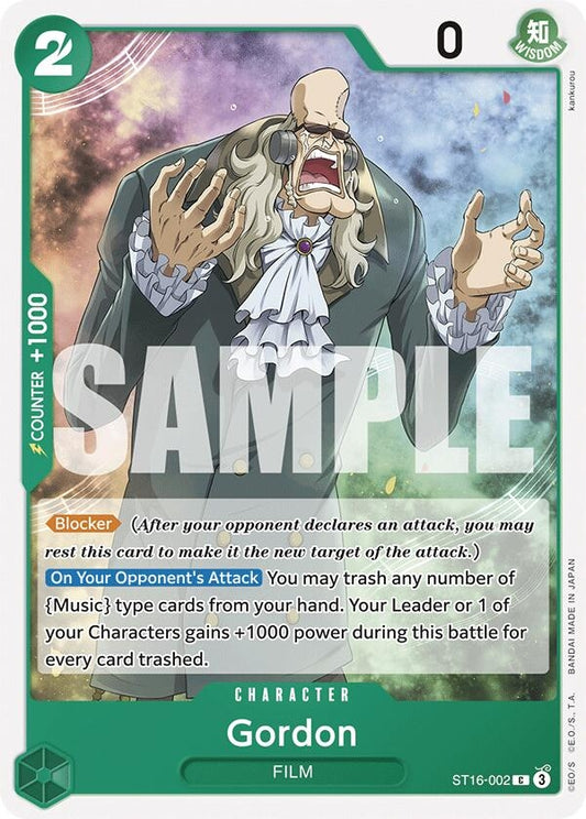 Image for Gordon (ST16-002) (ST-16) - One Piece Card Game