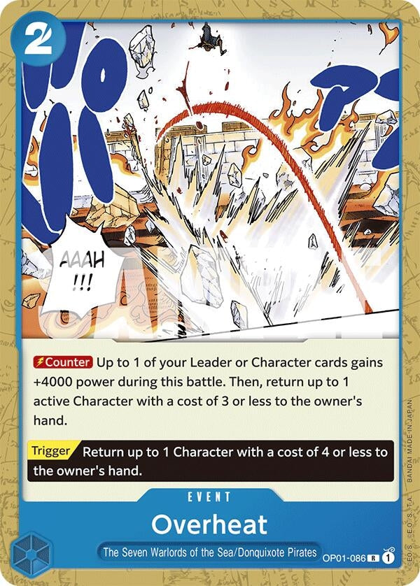 Image for Overheat (1086) (ST-17) - One Piece Card Game