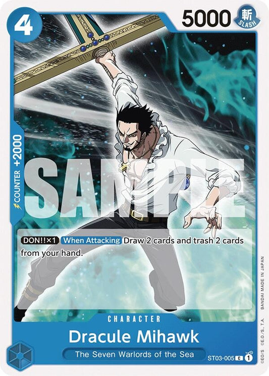 Image for Dracule Mihawk (3005) (ST-17) - One Piece Card Game