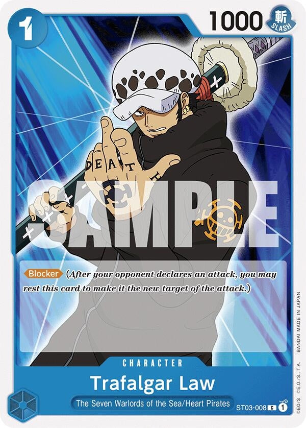 Image for Trafalgar Law (ST03-008) (3008) (ST-17) - One Piece Card Game