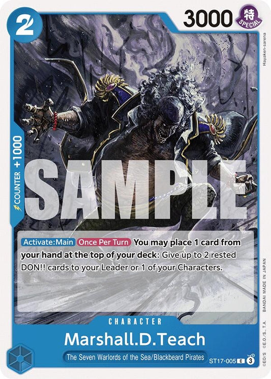 Image for Marshall.D.Teach (ST17-005) (ST-17) - One Piece Card Game