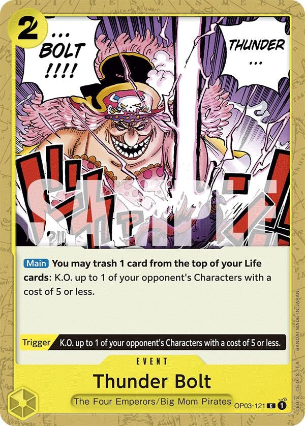Image for Thunder Bolt (3121) (ST-20) - One Piece Card Game
