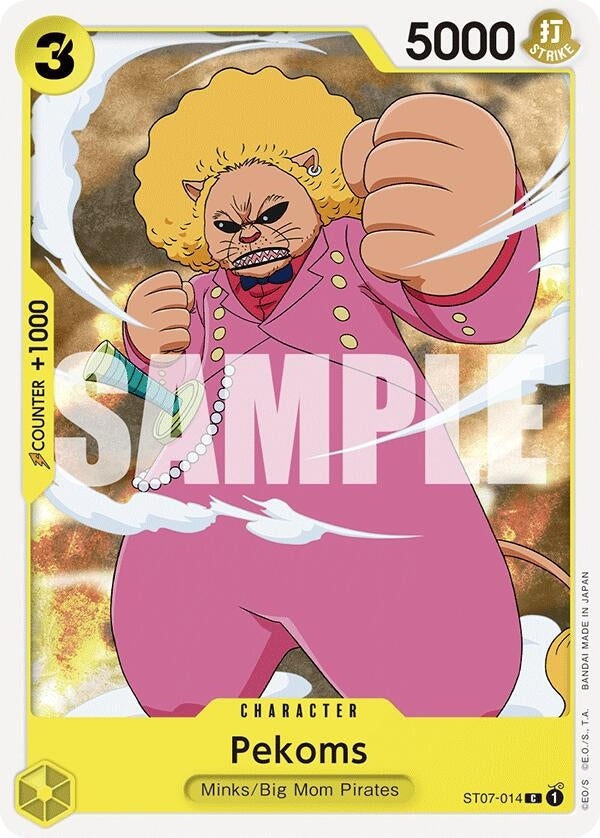 Image for Pekoms (7014) (ST-20) - One Piece Card Game