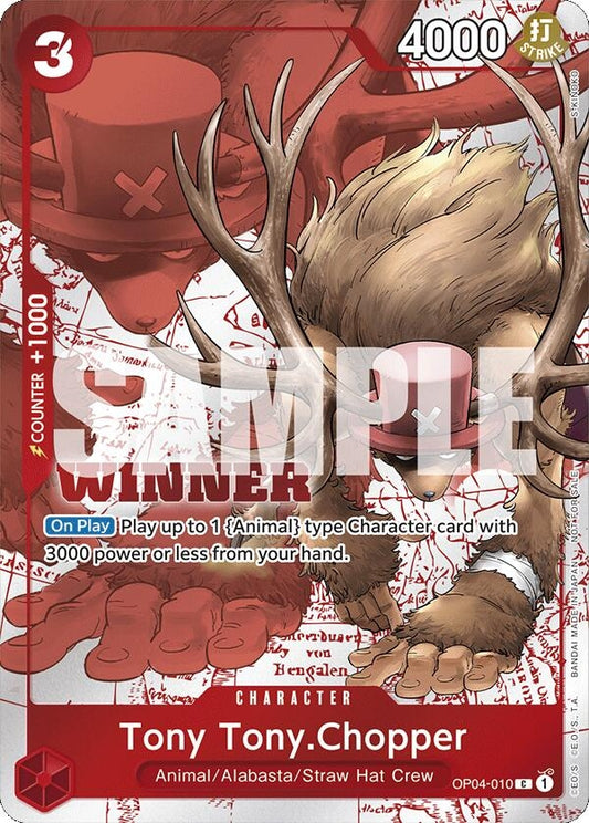 Image for Tony Tony.Chopper (Winner Pack 2024 Oct.-Dec.) (OP04-010) (OP-PR) - One Piece Card Game