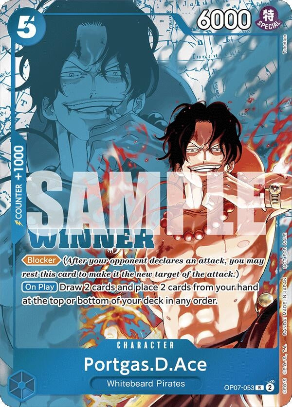 Image for Portgas.D.Ace (Winner Pack 2024 Oct.-Dec.) (OP07-053) (OP-PR) - One Piece Card Game