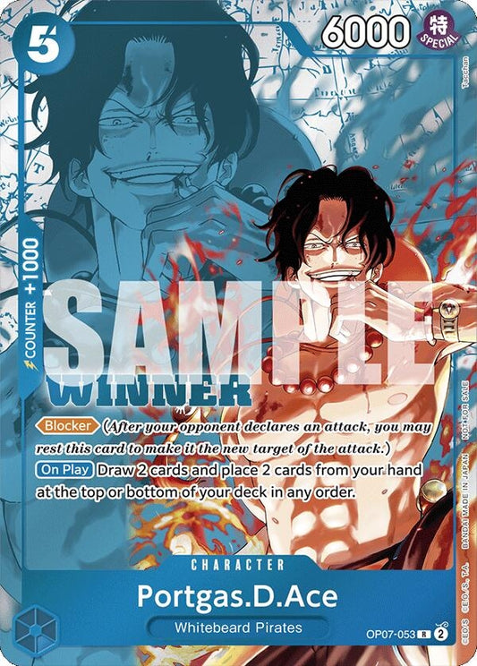 Image for Portgas.D.Ace (Winner Pack 2024 Oct.-Dec.) (OP07-053) (OP-PR) - One Piece Card Game