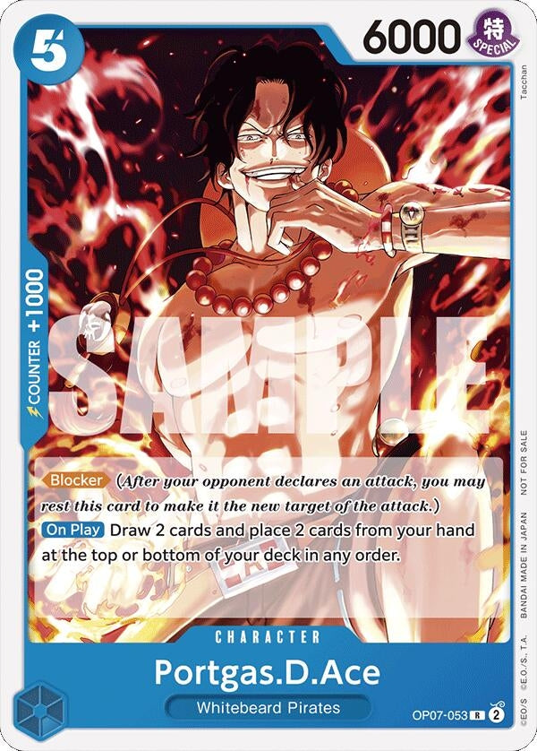 Image for Portgas.D.Ace (Tournament Pack 2024 Oct.-Dec.) (OP07-053) (OP-PR) - One Piece Card Game