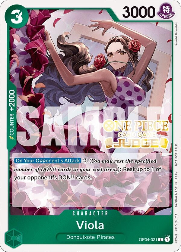 Image for Viola (Judge Pack Vol. 4) (OP04-021) (OP-PR) - One Piece Card Game