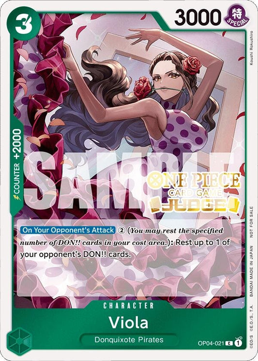 Image for Viola (Judge Pack Vol. 4) (OP04-021) (OP-PR) - One Piece Card Game