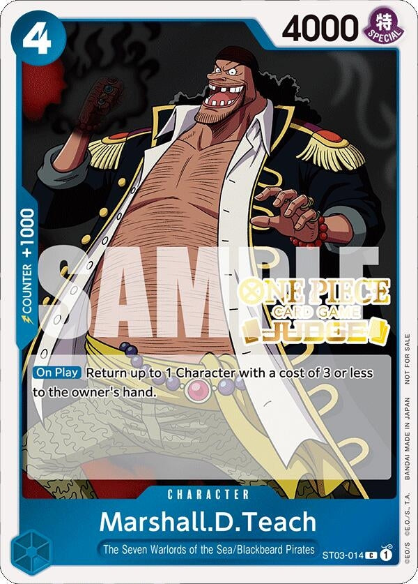 Image for Marshall.D.Teach (Judge Pack Vol. 4) (ST03-014) (OP-PR) - One Piece Card Game