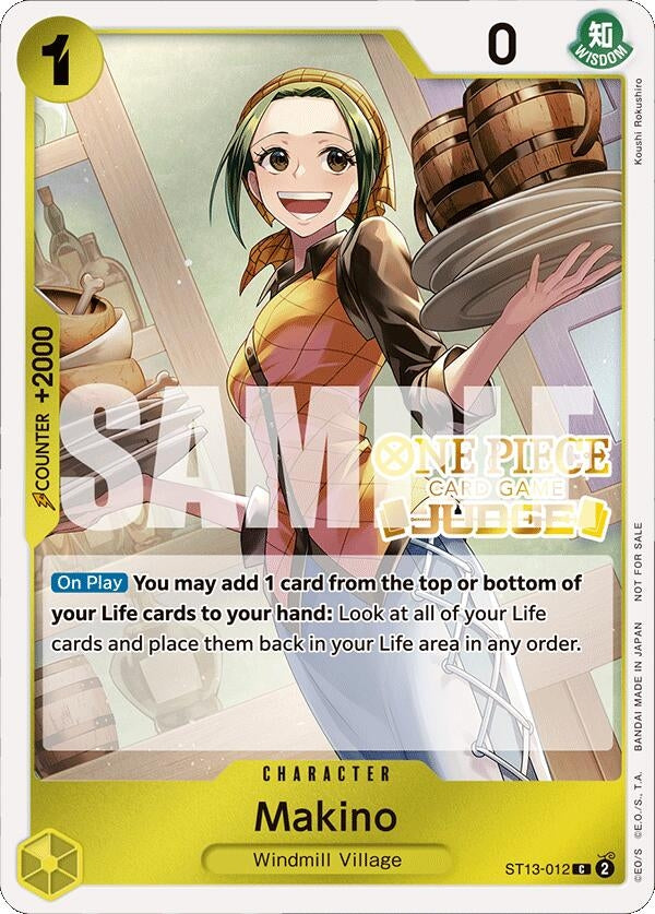 Image for Makino (Judge Pack Vol. 4) (ST13-012) (OP-PR) - One Piece Card Game