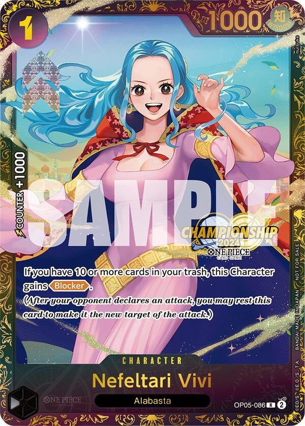 Image for Nefeltari Vivi (October Championship 2024 Store Regionals) (OP05-086) (OP-PR) - One Piece Card Game