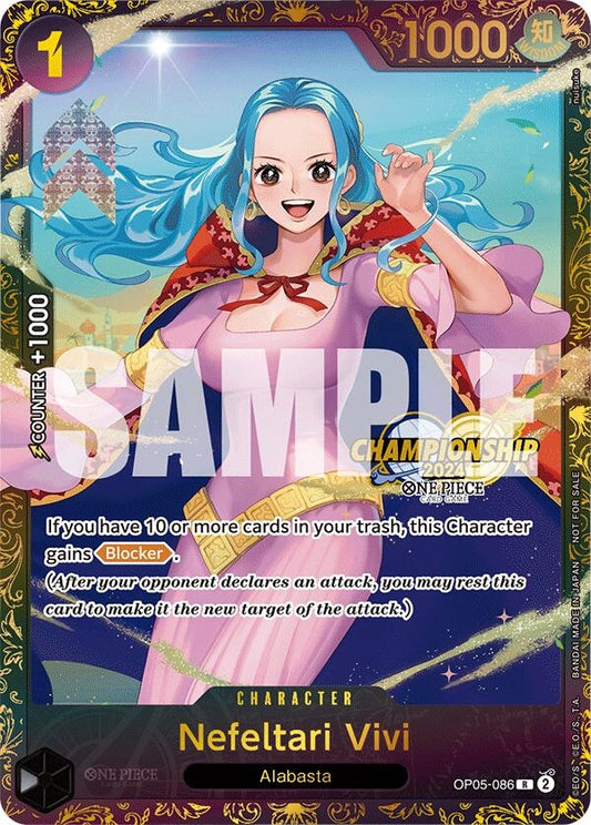 Image for Nefeltari Vivi (October Championship 2024 Store Regionals) (OP05-086) (OP-PR) - One Piece Card Game