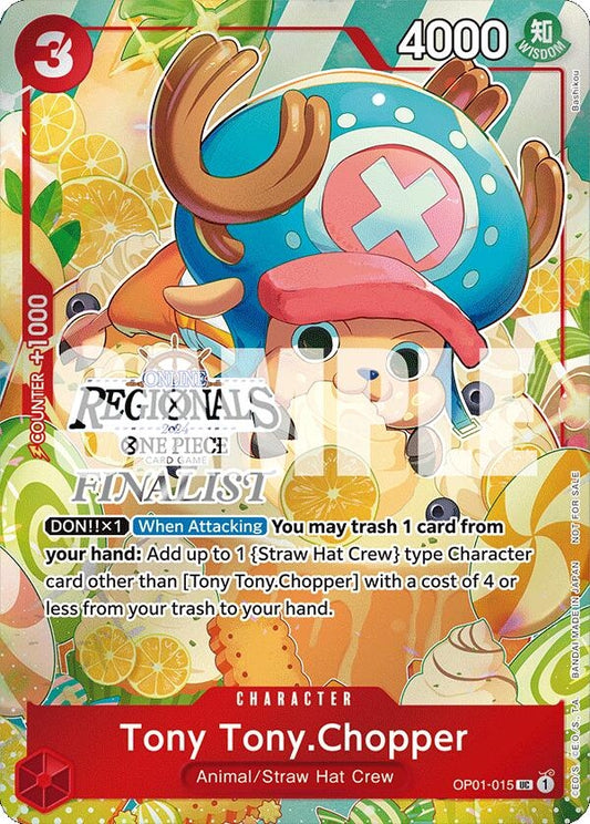 Image for Tony Tony.Chopper (Online Regional 2024 Vol. 3) [Finalist] (OP01-015) (OP-PR) - One Piece Card Game
