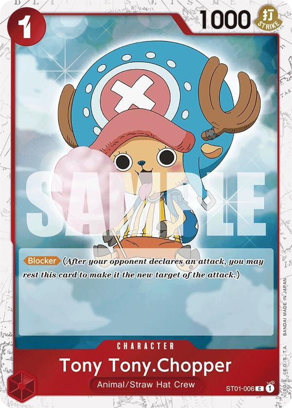 Image for Tony Tony.Chopper (ST01-006) (Jolly Roger Foil) (ST01-006) (PRB-01) - One Piece Card Game