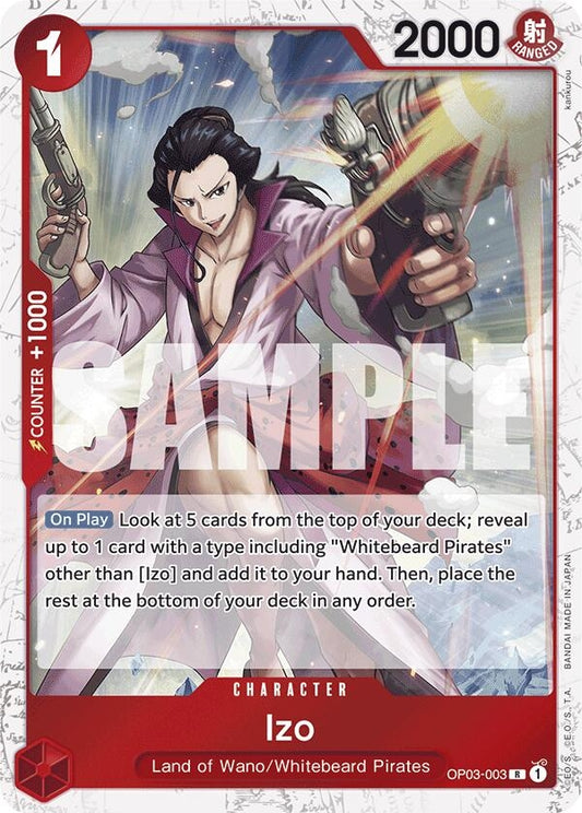 Image for Izo (OP03-003) (Jolly Roger Foil) (OP03-003) (PRB-01) - One Piece Card Game