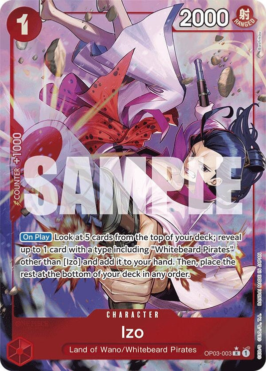 Image for Izo (OP03-003) (Alternate Art) (OP03-003) (PRB-01) - One Piece Card Game