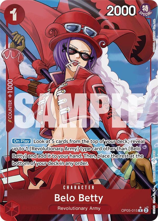 Image for Belo Betty (Alternate Art) (OP05-015) (PRB-01) - One Piece Card Game
