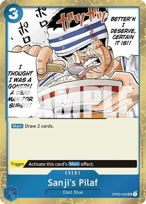 Image for Sanji's Pilaf (Jolly Roger Foil) (OP03-056) (PRB-01) - One Piece Card Game