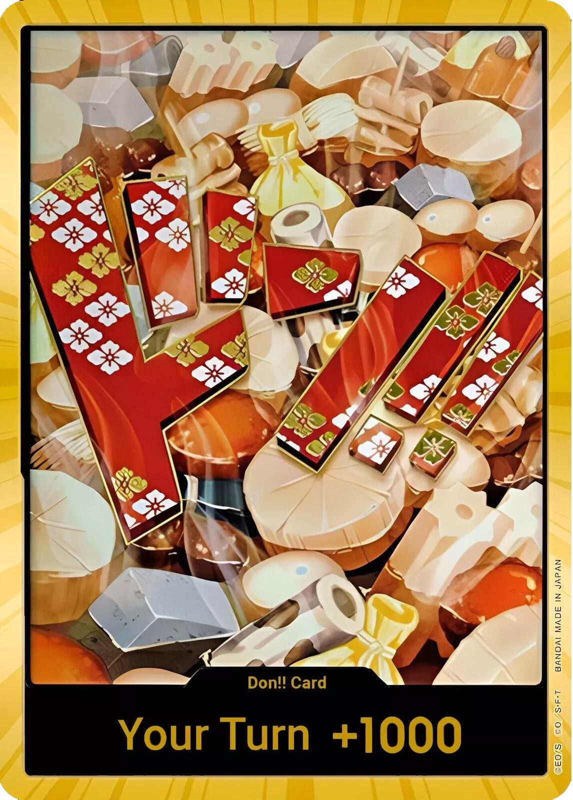 Image for DON!! Card (Oden) (Gold) (PRB-01) - One Piece Card Game