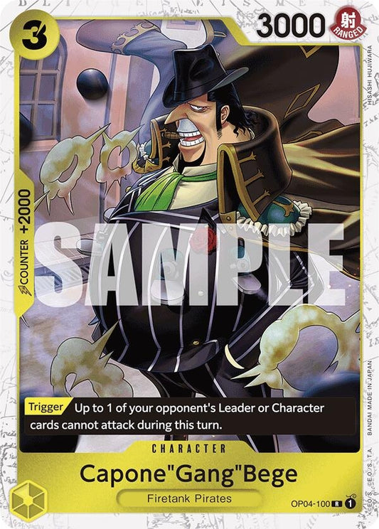 Image for Capone"Gang"Bege (OP04-100) (Jolly Roger Foil) (OP04-100) (PRB-01) - One Piece Card Game