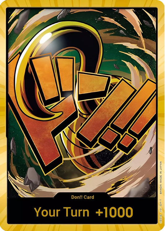 Image for DON!! Card (Crocodile) (Gold) (PRB-01) - One Piece Card Game