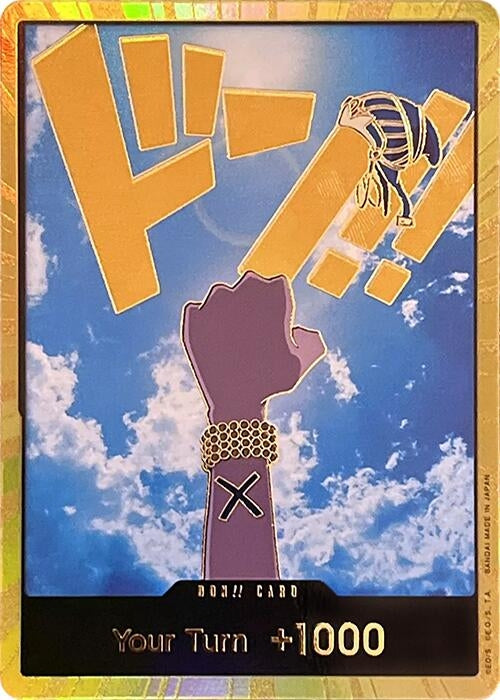 Image for DON!! Card (Vivi) (Gold) (PRB-01) - One Piece Card Game