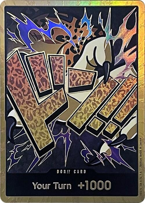 Image for DON!! Card (Rob Lucci) (Gold) (PRB-01) - One Piece Card Game