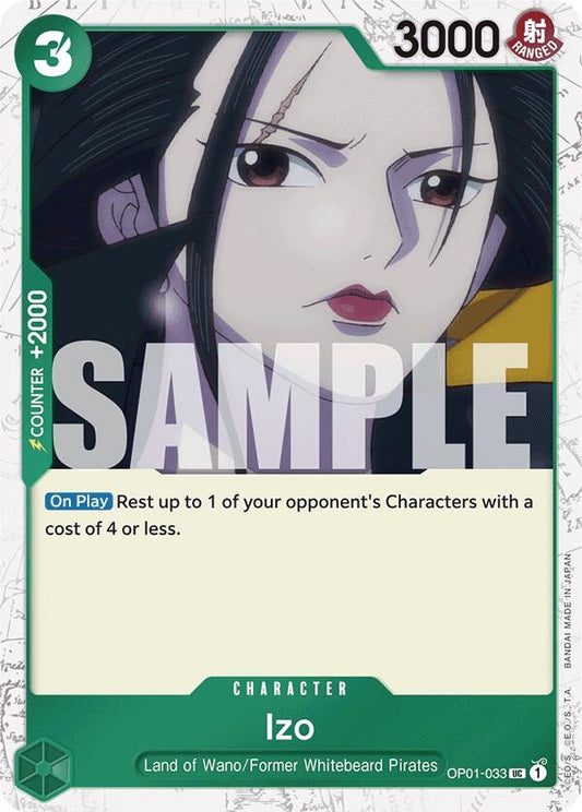 Image for Izo (OP01-033) (Jolly Roger Foil) (OP01-033) (PRB-01) - One Piece Card Game