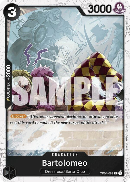 Image for Bartolomeo (OP04-089) (Jolly Roger Foil) (OP04-089) (PRB-01) - One Piece Card Game