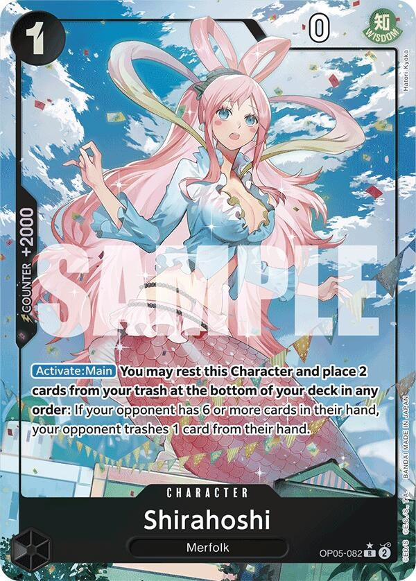 Image for Shirahoshi (OP05-082) (Full Art) (OP05-082) (PRB-01) - One Piece Card Game