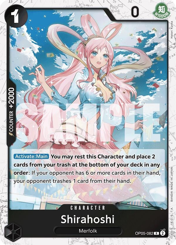 Image for Shirahoshi (OP05-082) (Jolly Roger Foil) (OP05-082) (PRB-01) - One Piece Card Game