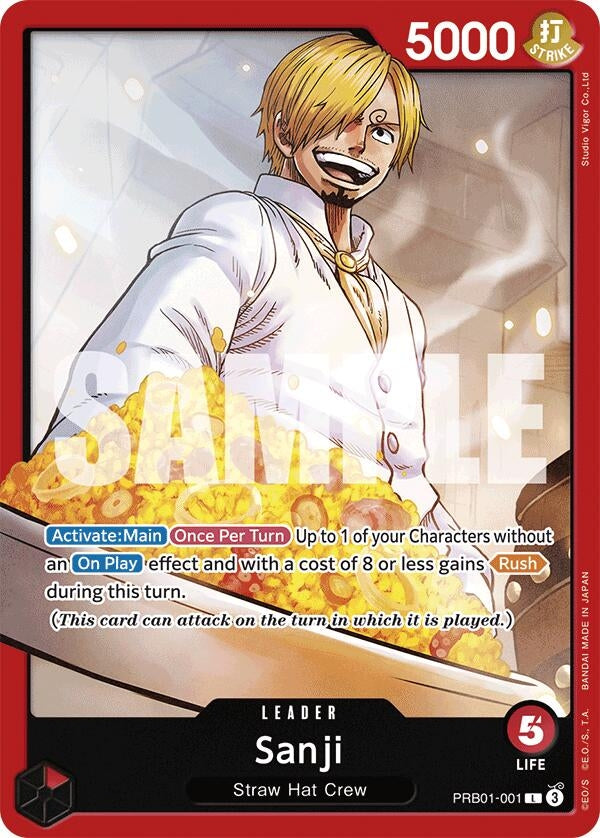 Image for Sanji (PRB01-001) (PRB01-001) (PRB-01) - One Piece Card Game