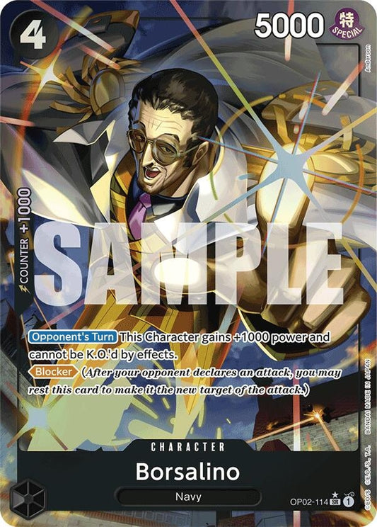 Image for Borsalino (Alternate Art) (OP02-114) (PRB-01) - One Piece Card Game