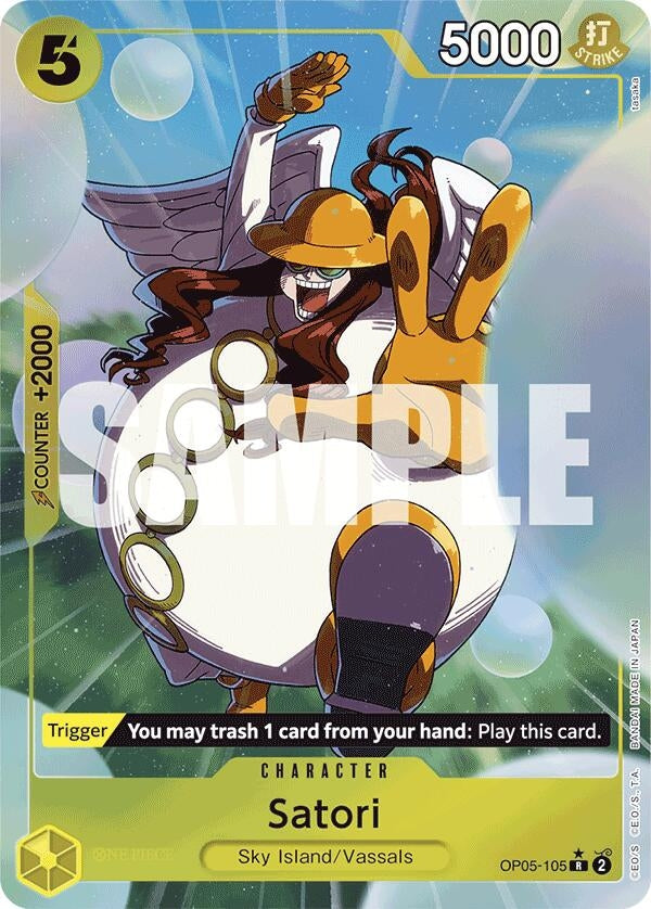 Image for Satori (Alternate Art) (OP05-105) (PRB-01) - One Piece Card Game