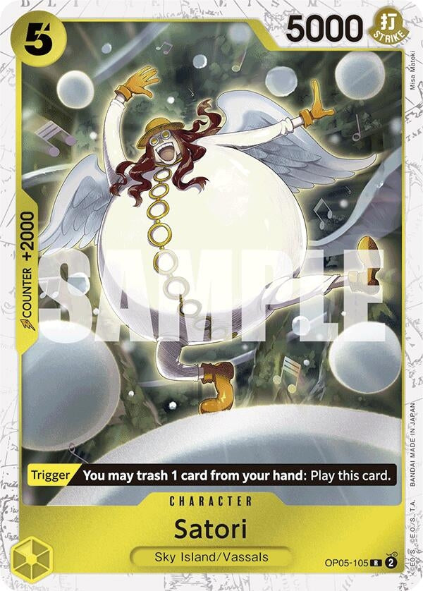 Image for Satori (Jolly Roger Foil) (OP05-105) (PRB-01) - One Piece Card Game