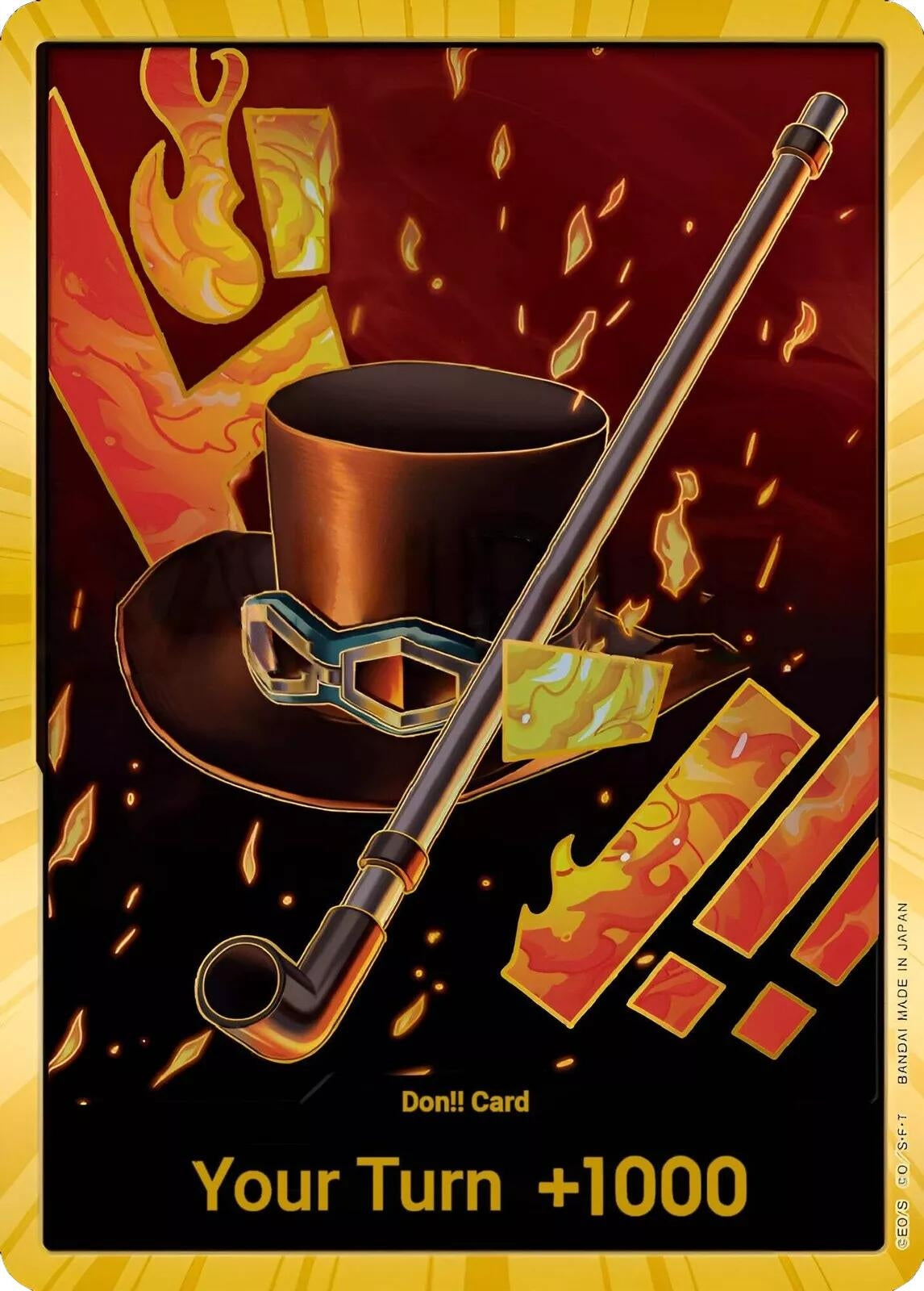Image for DON!! Card (Sabo) (Gold) (PRB-01) - One Piece Card Game