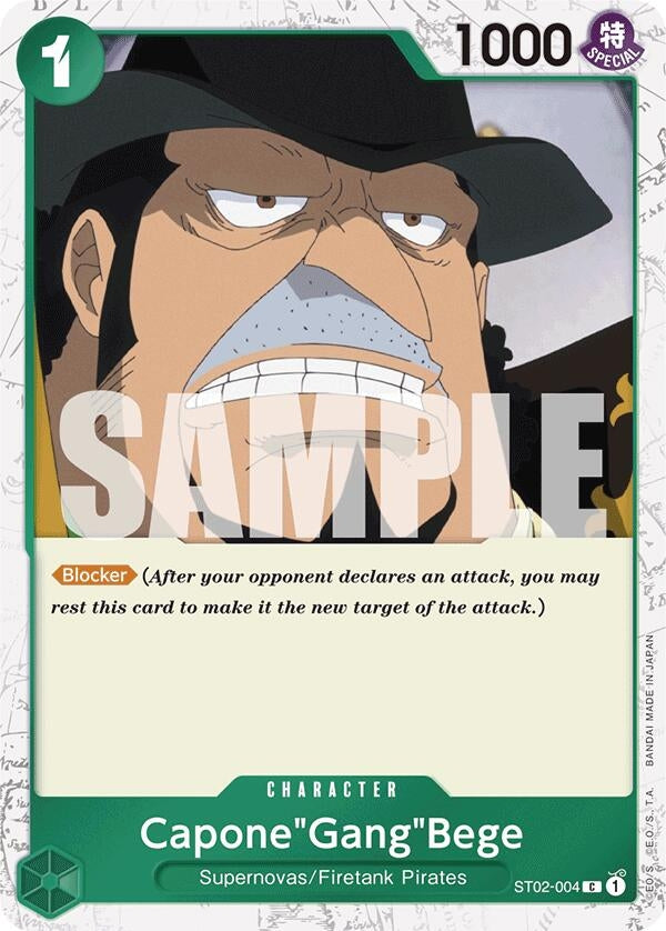 Image for Capone"Gang"Bege (ST02-004) (Jolly Roger Foil) (ST02-004) (PRB-01) - One Piece Card Game