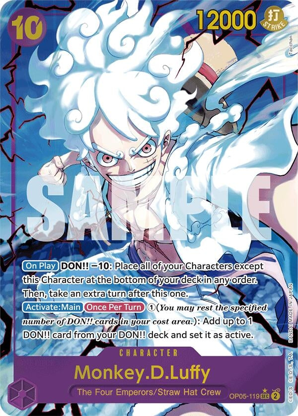 Image for Monkey.D.Luffy (OP05-119) (Alternate Art) (OP05-119) (PRB-01) - One Piece Card Game