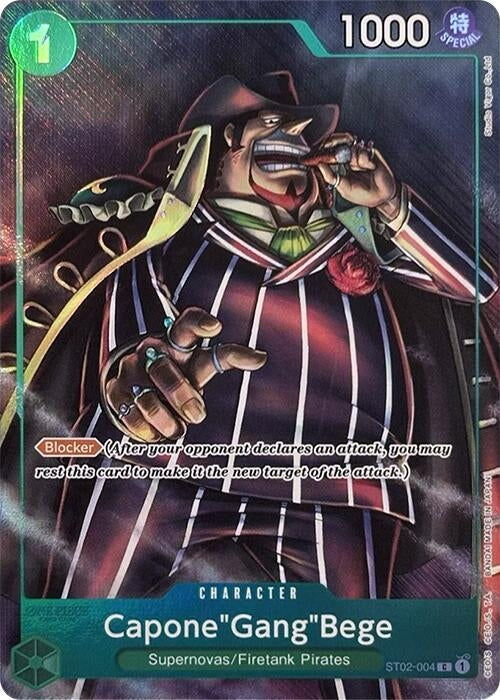 Image for Capone"Gang"Bege (Premium Card Collection -Best Selection Vol. 2-) (ST02-004) (OP-PR) - One Piece Card Game