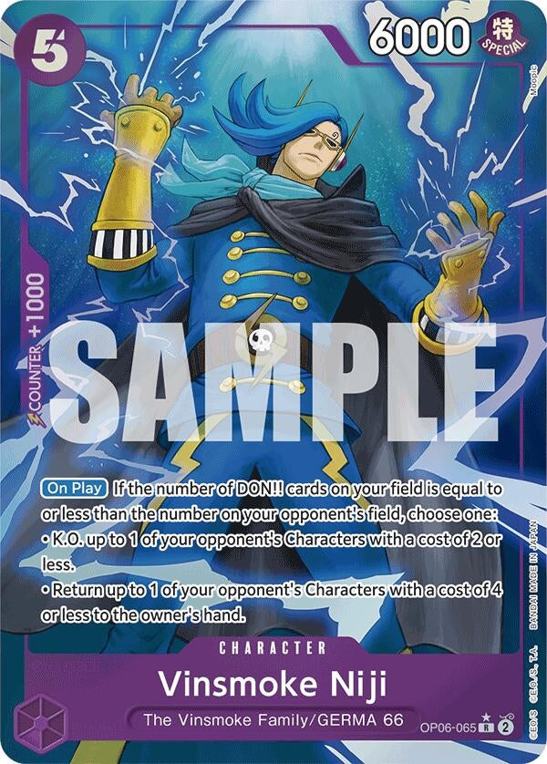 Image for Vinsmoke Niji (OP06-065) (Full Art) (OP06-065) (PRB-01) - One Piece Card Game