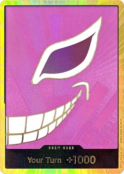 Image for DON!! Card (Donquixote Doflamingo) (Gold) (PRB-01) - One Piece Card Game