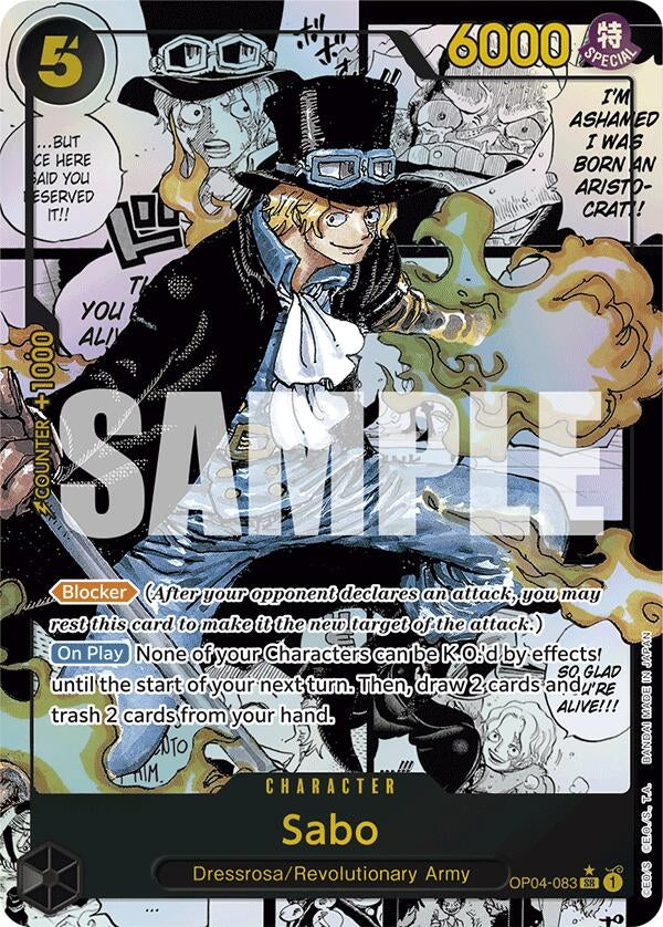 Image for Sabo (OP04-083) (Manga) (OP04-083) (PRB-01) - One Piece Card Game