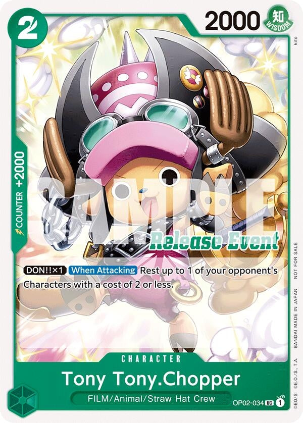 Image for Tony Tony.Chopper (ST15 - ST20 Release Event Pack) (OP02-034) (OP-PR) - One Piece Card Game