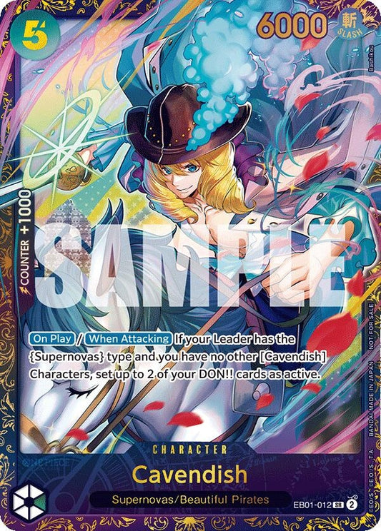 Image for Cavendish (Treasure Cup 2024) (EB01-012) (OP-PR) - One Piece Card Game